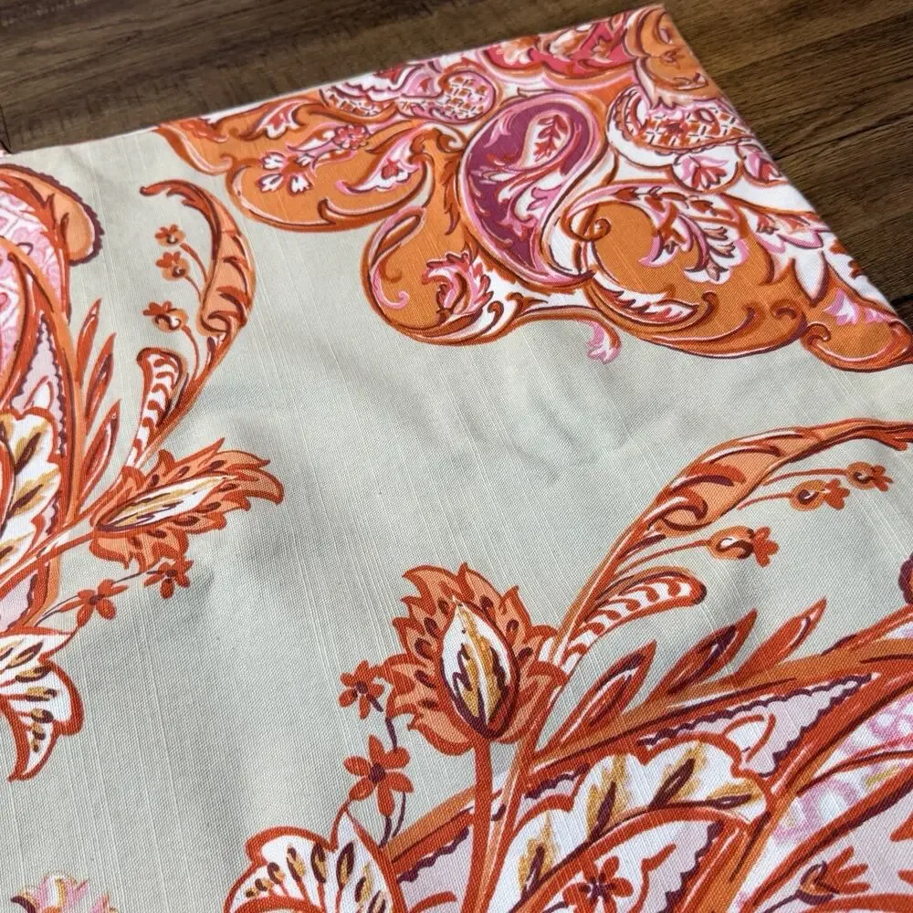 2 Pottery Barn Olympia Paisley Linen Square Pillow Cover 24
